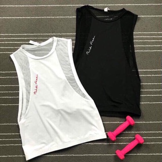 Áo tanktop phối lưới tập Gym, yoga