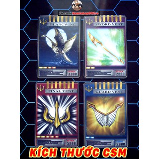 Set Femme 4 thẻ Advent - Kích thước CSM - KamiShop - Kamen Rider Card