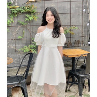 [Ảnh Thật / Sẵn] 🫧 Váy - Đầm Yếm Trắng EMINI🕊