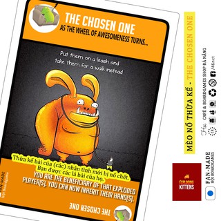 [Tặng thêm 2 lá] Mèo nổ mở rộng The Chosen One - Bộ Thừa Kế (21 lá)