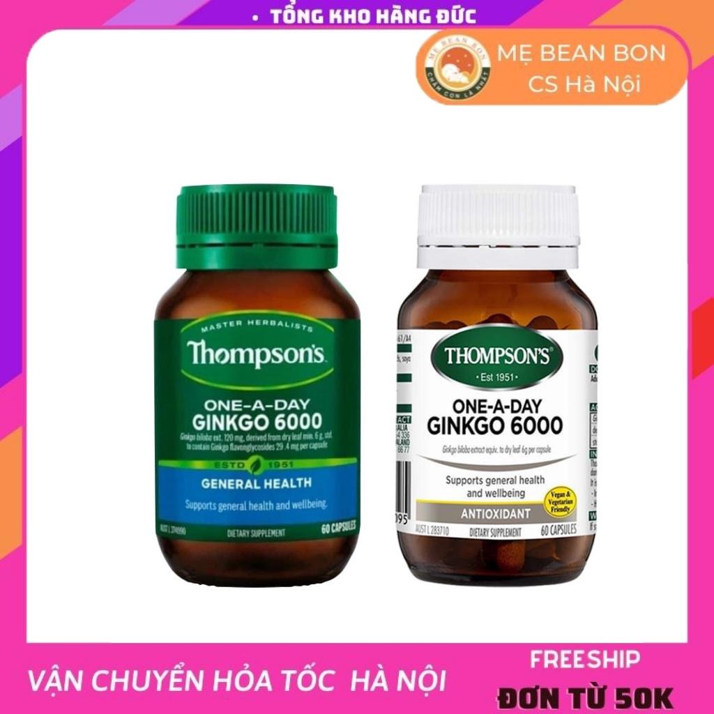 Bổ Não Hàm Lượng Cao Thompson's One A Day Ginkgo 6000mg Cho Người Lớn 60 viên của úc