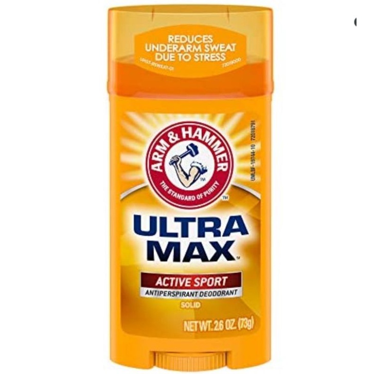 Lăn khử mùi ARM & HAMMER ULTRA MAX ACTIVE SPORT ( 73g ) - Hàng Mỹ