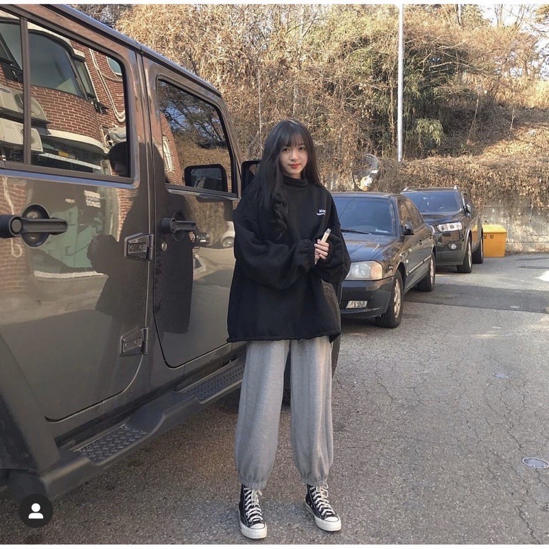 Quần suông ống rộng nữ chất nỉ nhung tăm dày dặn, quần nữ ống rộng nhung tăm dáng suông cạp chun dây rút thể thao | BigBuy360 - bigbuy360.vn