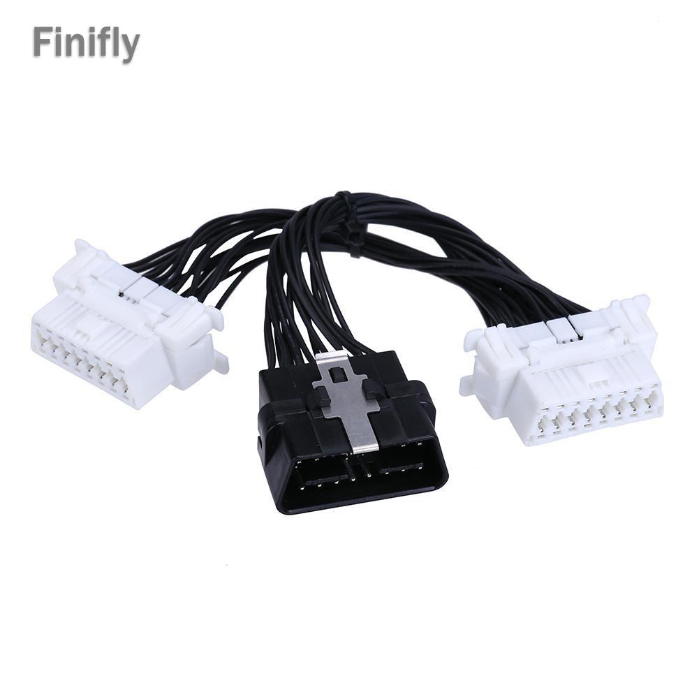 Dây Cáp Chia Bộ Chẩn Đoán Lỗi Xe Hơi Finifly Obd 2 16pin 1 Sang 2 Cho Elm327