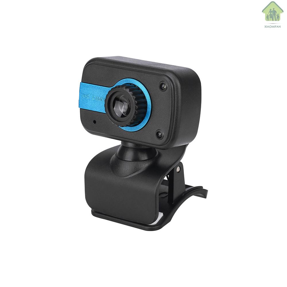 Webcam Xm Hd 480p 30fps Tích Hợp Micro Có Kẹp Gắn Máy Tính Để Bàn / Laptop Cổng Usb