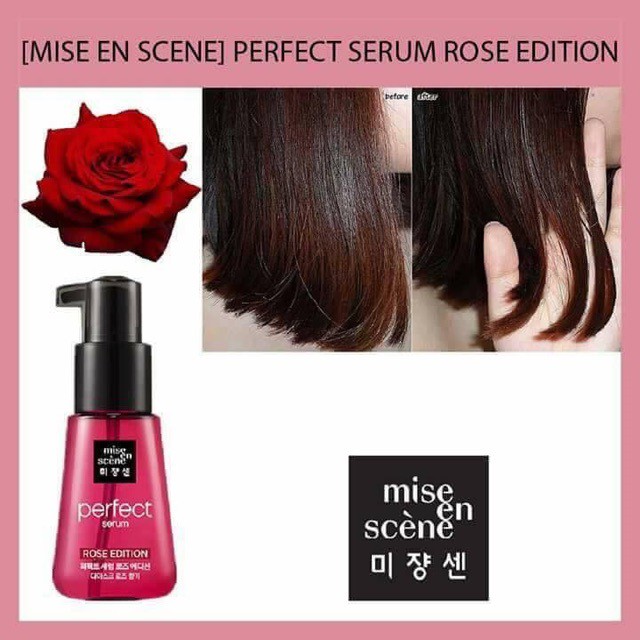 Tinh Chất Dưỡng Tóc Missen Miseen Scène Perfect Repair Serum Light 80ml Mẫu Mới