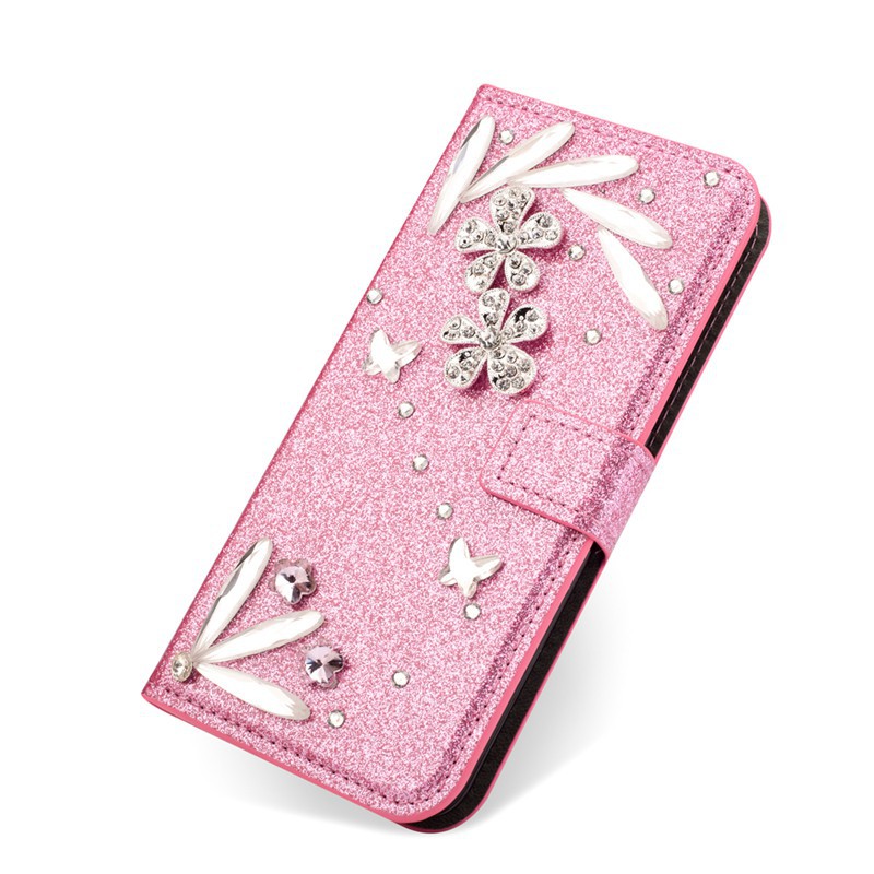 Bao da điện thoại đính đá lấp lánh cho Samsung Galaxy J3 J5 J7 2016 | BigBuy360 - bigbuy360.vn