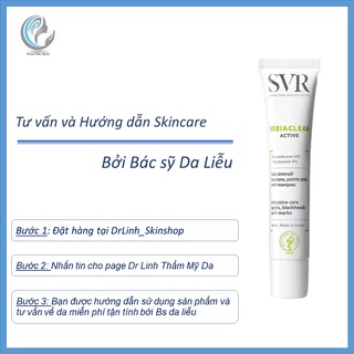 Kem dưỡng ẩm cho da dầu mụn SVR Sebiaclear Active DA02