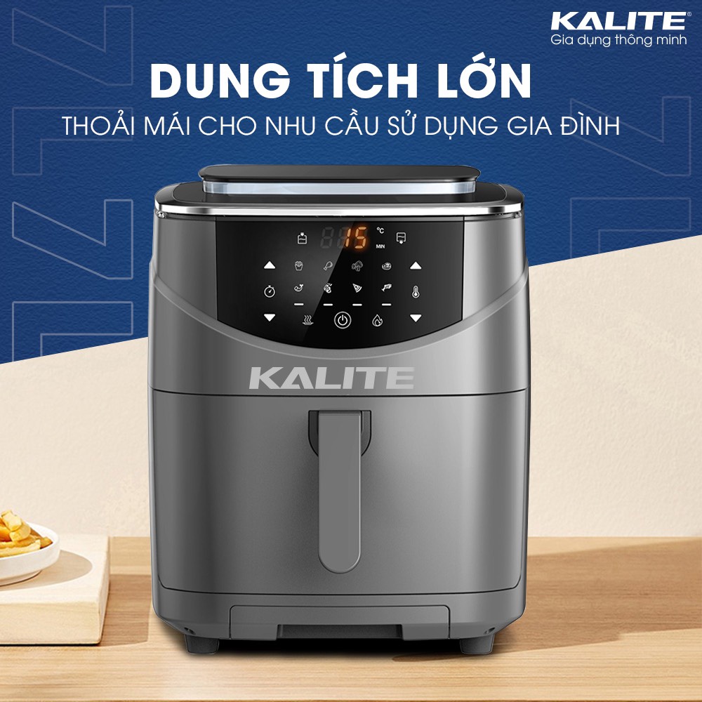 [Mã ELHADEV giảm 4% đơn 300K] Nồi chiên không dầu hơi nước Kalite Steam 7 - dung tích 7L ( Hàng chính hãng)