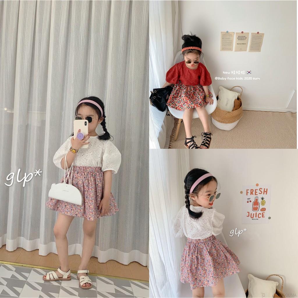 Set Đồ 2 Chi Tiết Thời Trang Cho Bé Gái 1-7 Tuổi