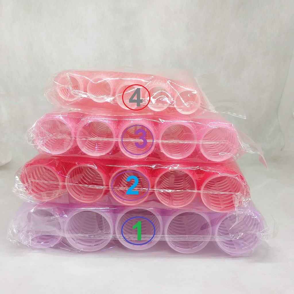 Bộ 10 lô cuốn dính - Lô uốn không dùng nhiệt
