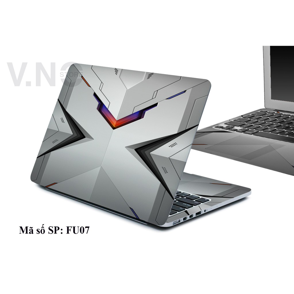 Decal dán laptop công nghệ 2 cho các dòng máy dell/acer/asus/lenovo/hp