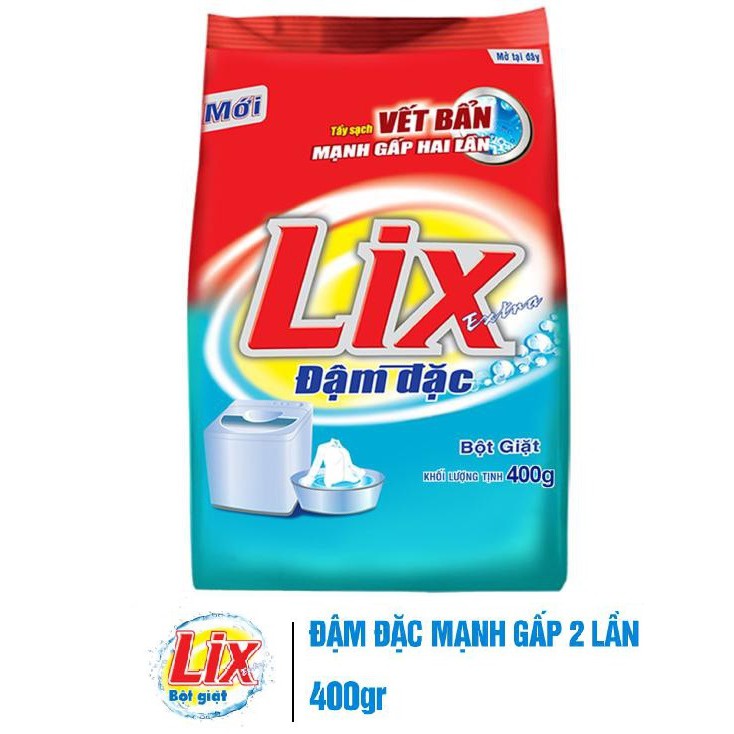 Bột giặt đậm đặc Lix 400g