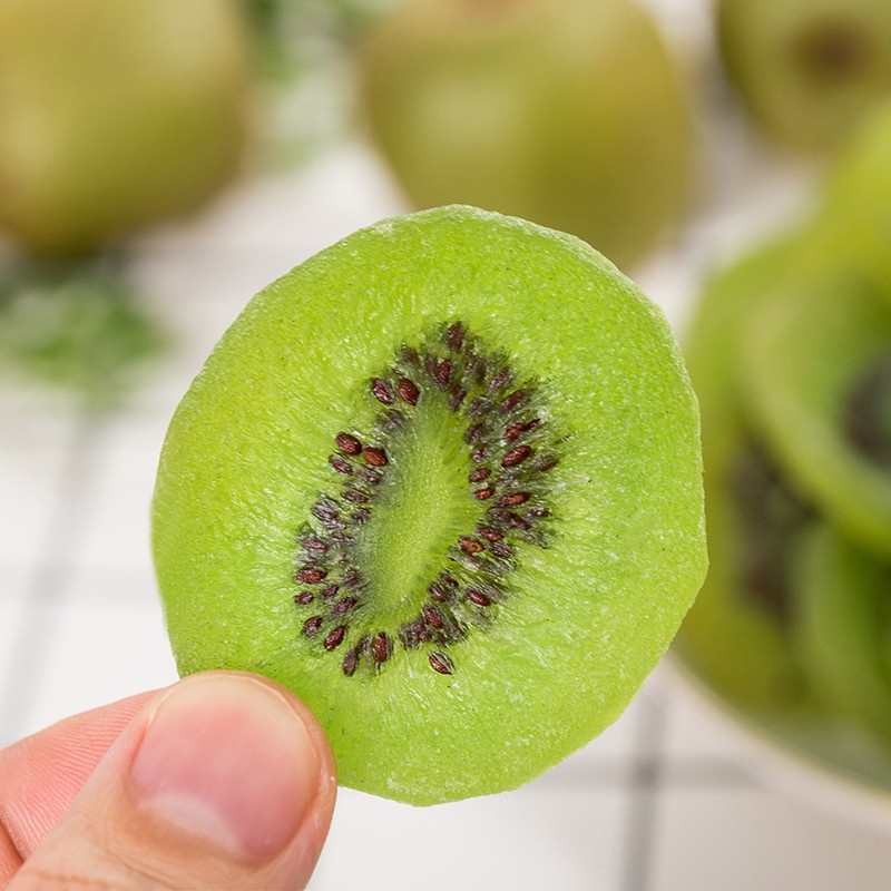 Kiwi sấy dẻo không đường nguyên vị 600g, Kiwi sấy Nhà Lá Thanh Nhẹ, Giòn Ngọt/ Trái cây sấy dẻo, Hoa quả sấy dẻo