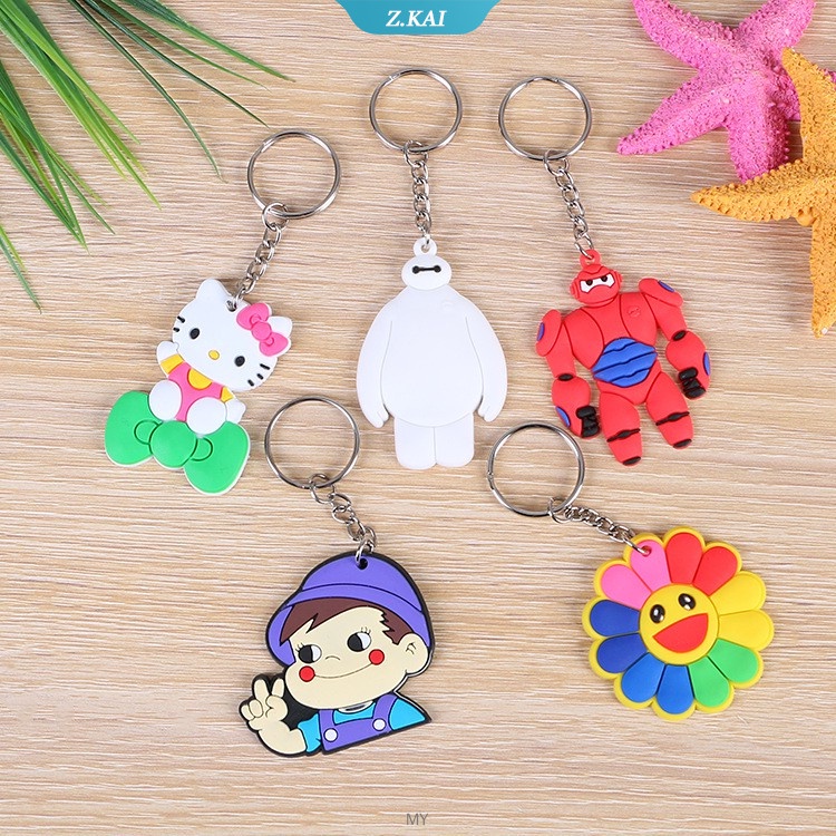 Móc khóa silicon hoạt hình