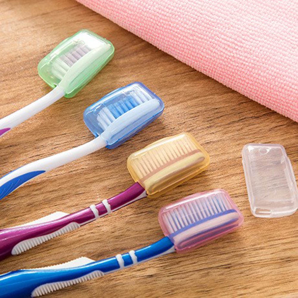 Set 5 vỏ bọc đầu bàn chải đánh răng bảo vệ chống bụi bẩn tiện lợi