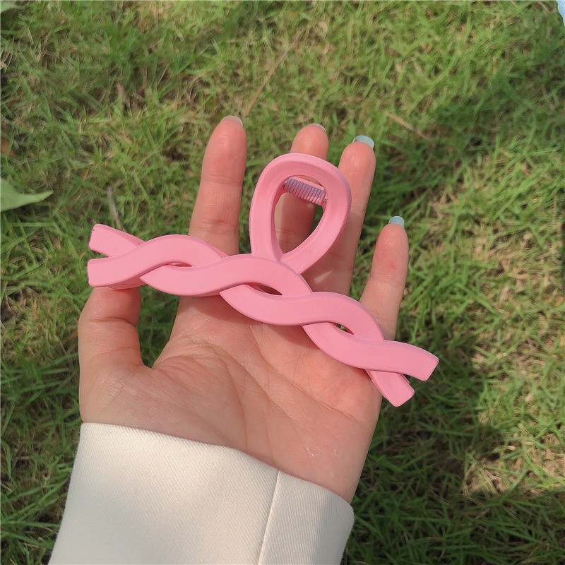 Kẹp Tóc Xoắn Màu Sắc Macaron Thời Trang Xuân Hè Cá Tính