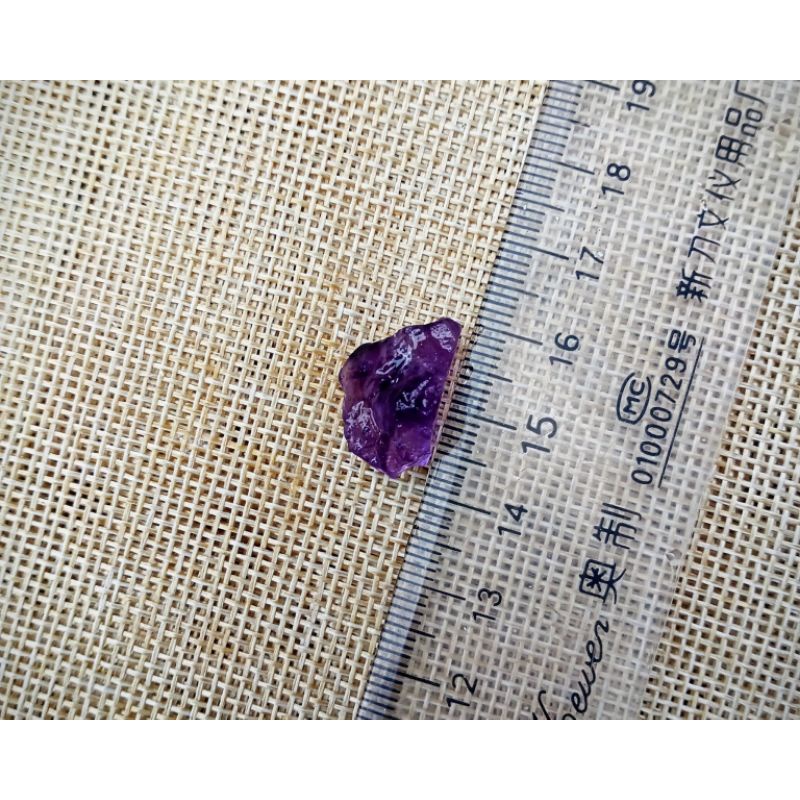 Viên đá tím Flourite huỳnh quang, phát sáng dùng trưng bày, đan vòng, thanh tẩy Tarot