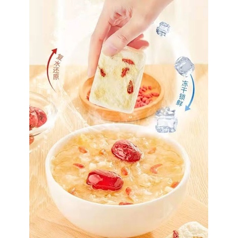 CHÈ NGÂN NHĨ TUYẾT LÊ KỈ TỬ TÁO ĐỎ DƯỠNG NHAN ĐÔNG KHÔ - LẶT VẶT SHOP