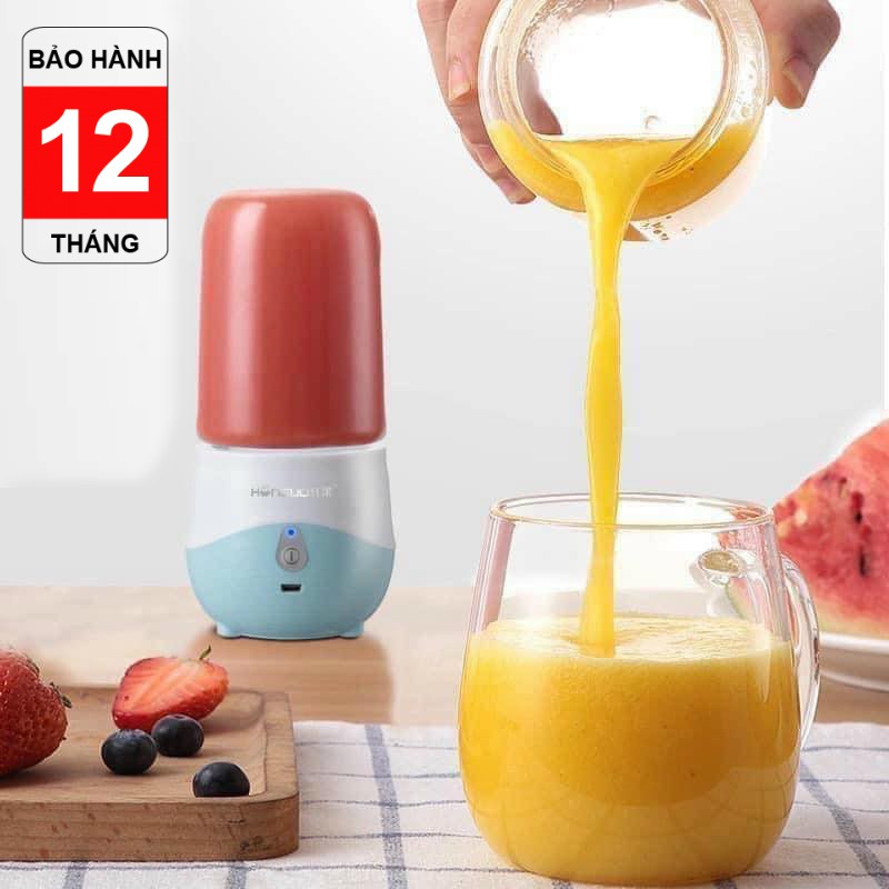 ❣️Bảo hành 1 năm❣️MÁY XAY SINH TỐ TRÁI CÂY CẦM TAY CAO CẤP HONGUO SẠC PIN 300ml, nhỏ gọn, tiện lợi