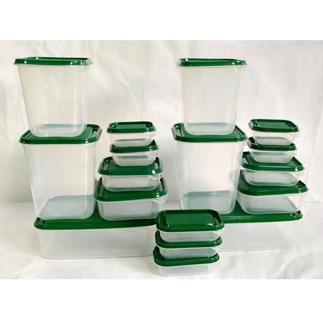 Set 17 Hộp nhựa nhiều size đựng đồ đa năng, tiện lợi, an toàn cho gia đình