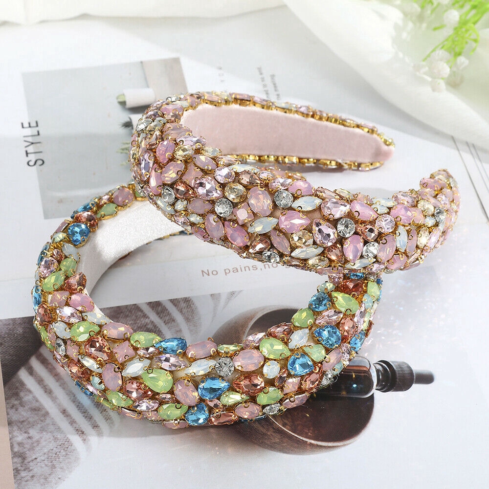 Băng Đô Cài Tóc Đính Đá Lấp Lánh Cho Nữ