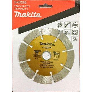 10 Lưỡi cắt gạch makita, cắt đá, cắt tường bê tông phi 110