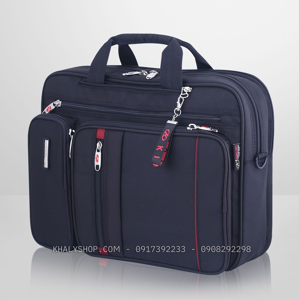 Balo , cặp đa năng học sinh cấp 2,3 thương hiệu Kim Long 035 màu đen - 720NBLKL035 ( 40x16x30cm ) | BigBuy360 - bigbuy360.vn