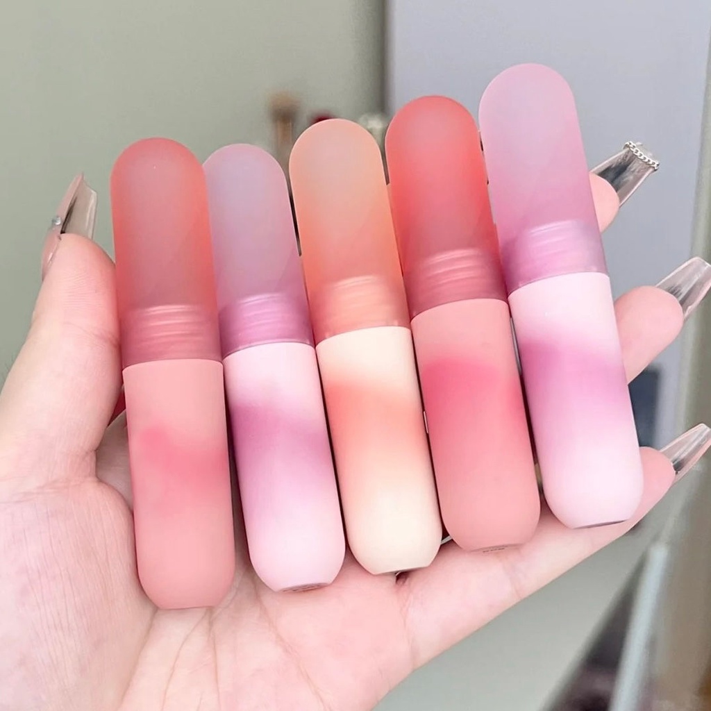 Son môi có dưỡng màu sắc tự nhiên chống thấm nước xinh xắn MAFFICK [Colorkey cùng một đoạn]
