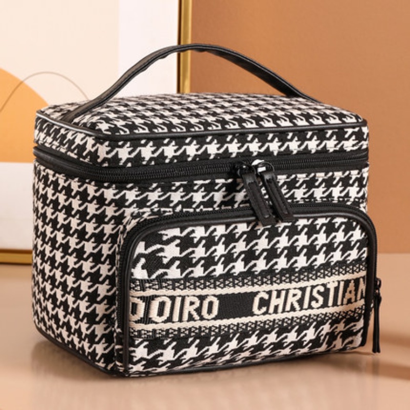 Túi Đựng Mỹ Phẩm Cỡ Lớn In Chữ Đa Năng Chất Lượng Cao