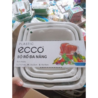 Bộ rổ chậu ecco đa năng