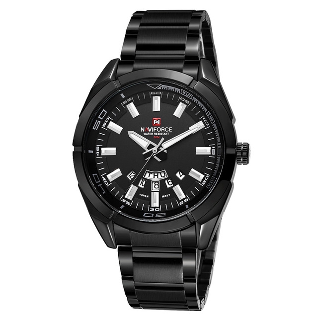 NAVIFORCE NF9038 Men Casual Fashion Stainless Steel Band Analog Quartz Watch | BigBuy360 - bigbuy360.vn