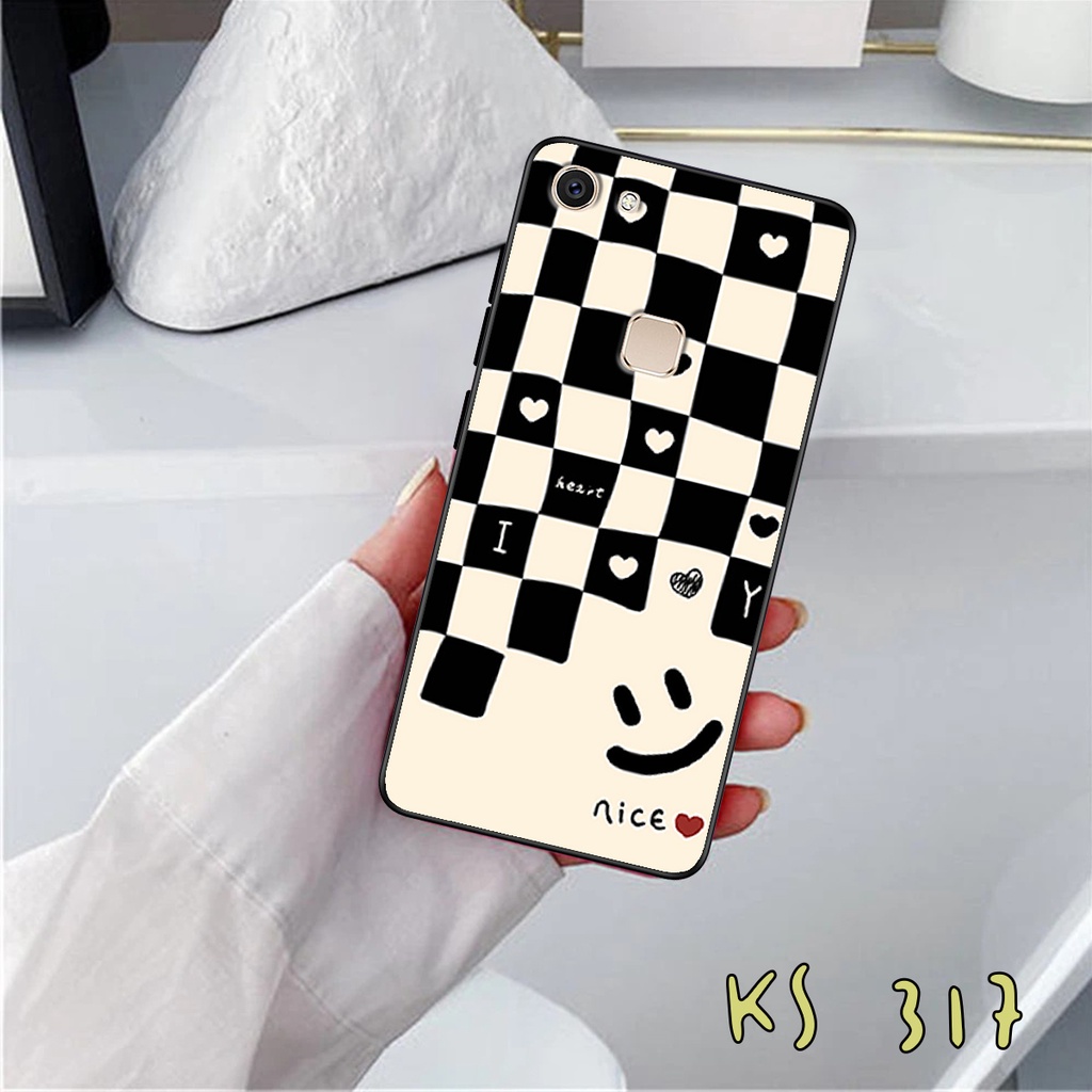 Ốp lưng Vivo Y71 - Vivo Y81 - Vivo Y83 - Ốp in hình họa tiết caro bền, đẹp