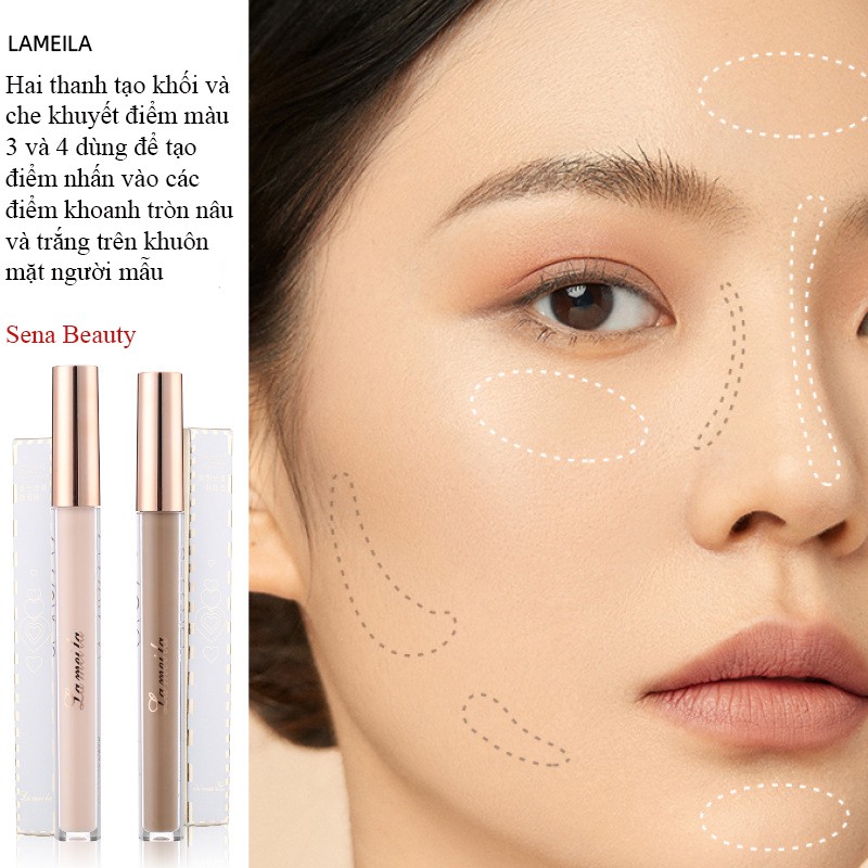 Combo 2 thanh nhũ và che khuyết điểm tạo khối Lameila MCM Sena Beauty | WebRaoVat - webraovat.net.vn