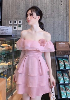 Hoa voan cài áo cao cấp