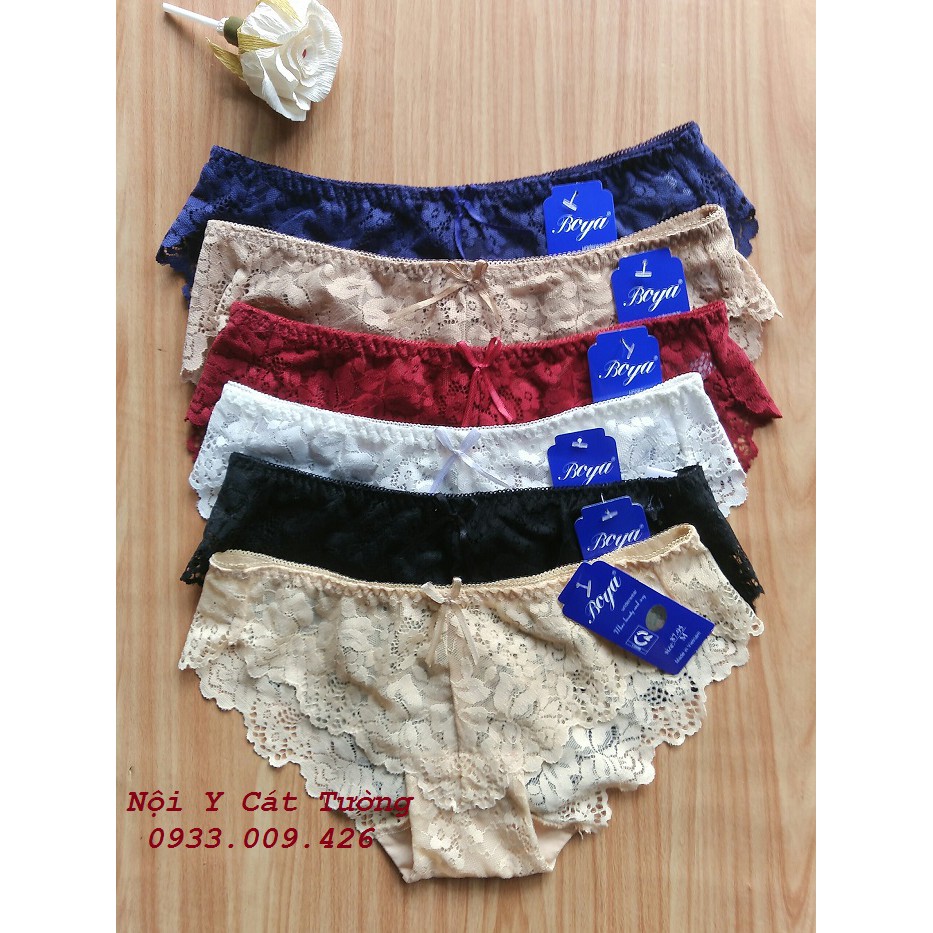Bộ đồ lót Boya ren 3 móc,mút kép mỏng, có gọng 003L | BigBuy360 - bigbuy360.vn