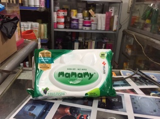 Khăn Giấy Ướt Mamamy Gói 80 Tờ