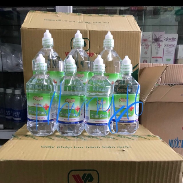 Nước muối sinh lý Vĩnh phúc