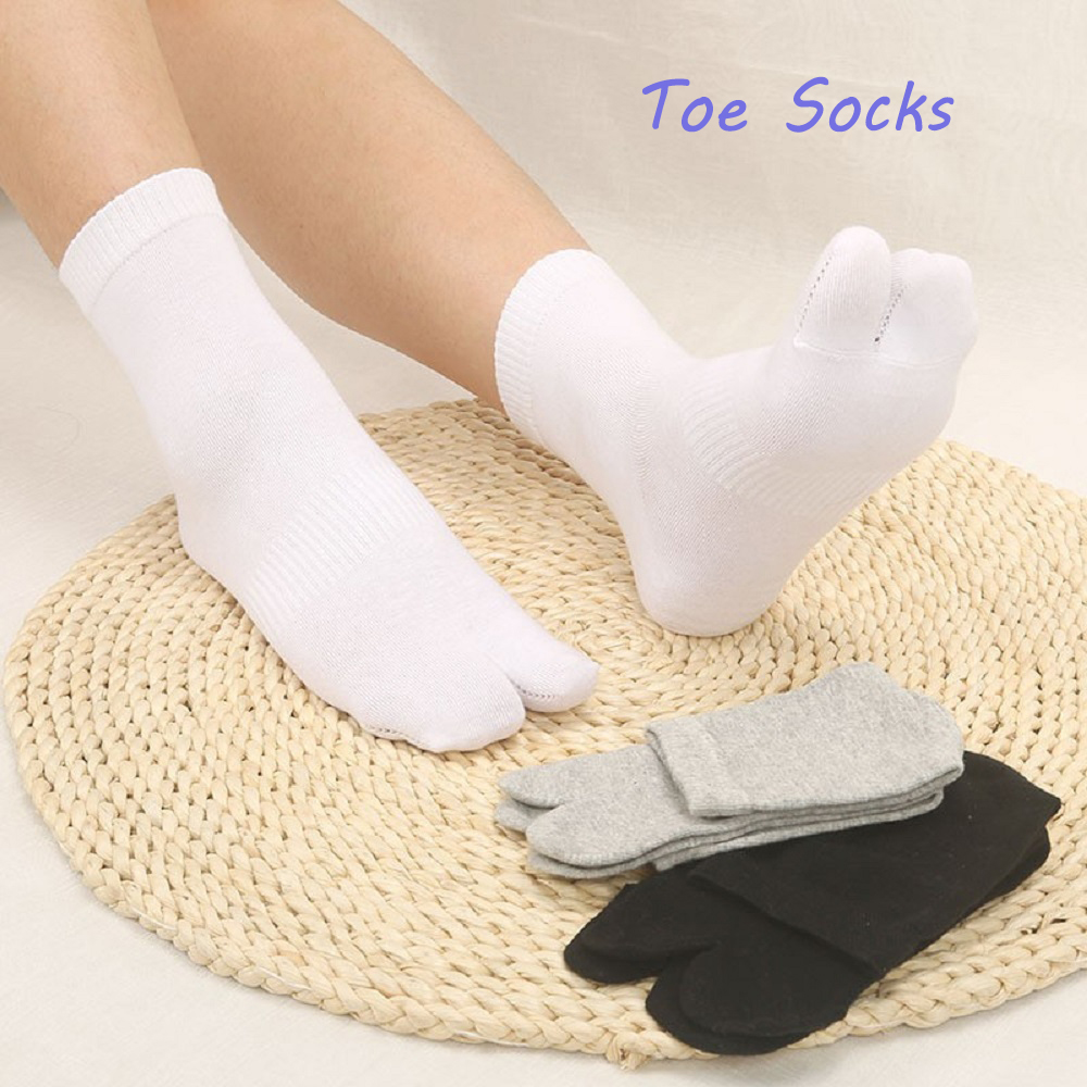 Đôi tất tách ngón chân bằng cotton thoáng khí thoải mái dành cho nữ