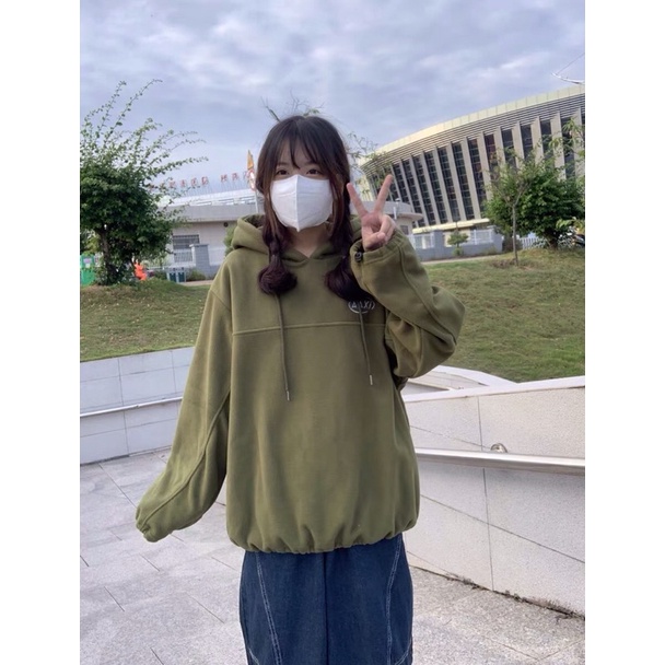 Áo hoodie nỉ có mũ nam nữ mặc được phong cách unisex đường phố Hàn Quốc hottrend 2021 | BigBuy360 - bigbuy360.vn