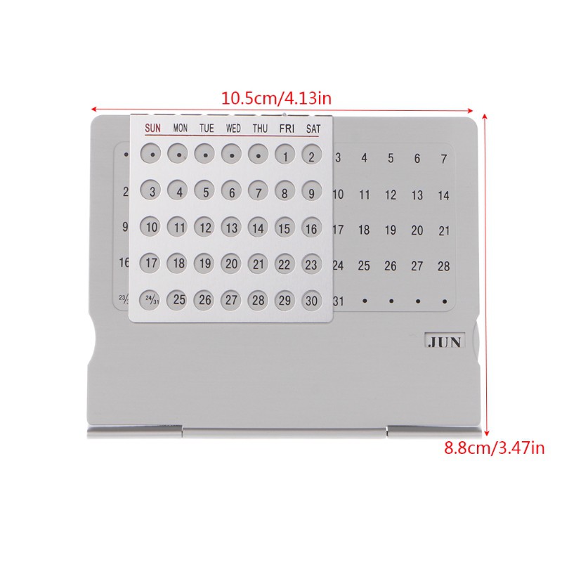 Lịch vạn niên để bàn điều chỉnh được DIY độc đáo dành cho văn phòng