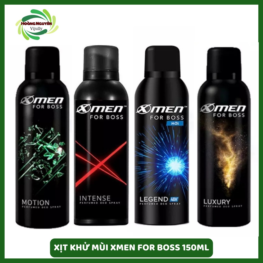 Xịt khử mùi toàn thân Xmen For Boss 150ml
