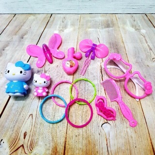 Giỏ đồ chơi trang điểm hello kitty cho bé
