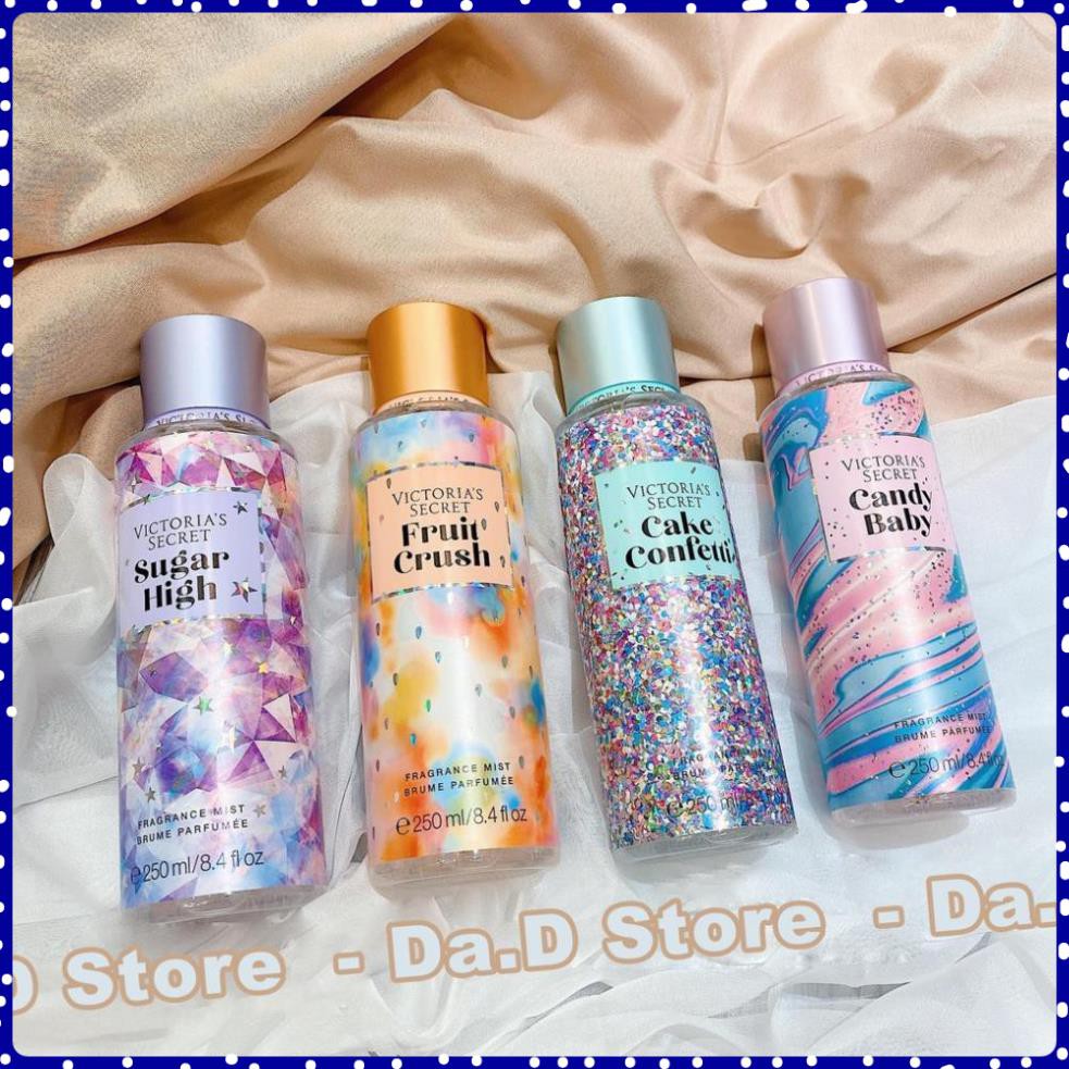 Body Mist 🍭 FREEShip Đơn 250k 🍭 Xịt Toàn Thân VICTORIA'S SECRET 250ML - Xịt Thơm Body Mist Hương Hoa QuảK҉i҉n҉g҉