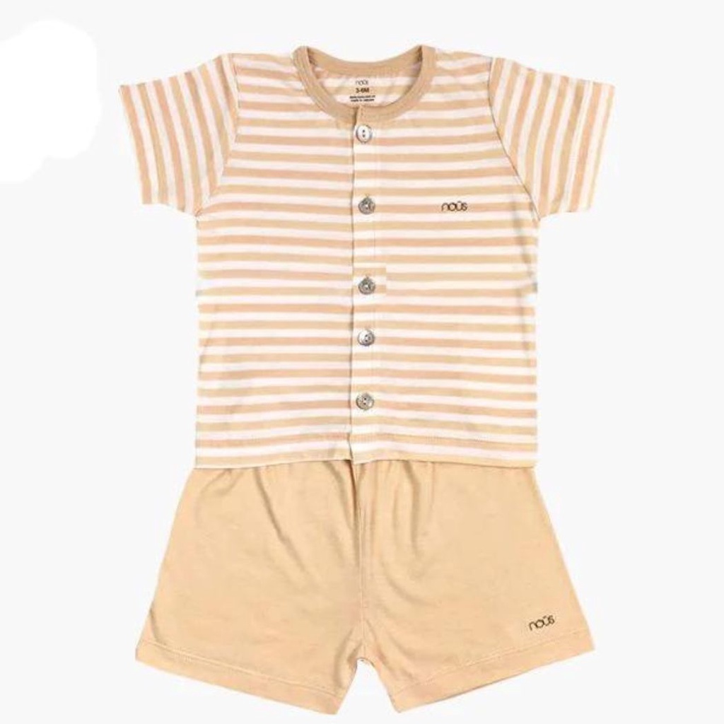 Quần áo cho bé gái, bé trai Nous chất peptit năm 2022 size 12M-24M, Bộ quần áo cho bé trai, bé gái cài thẳng, cài chéo