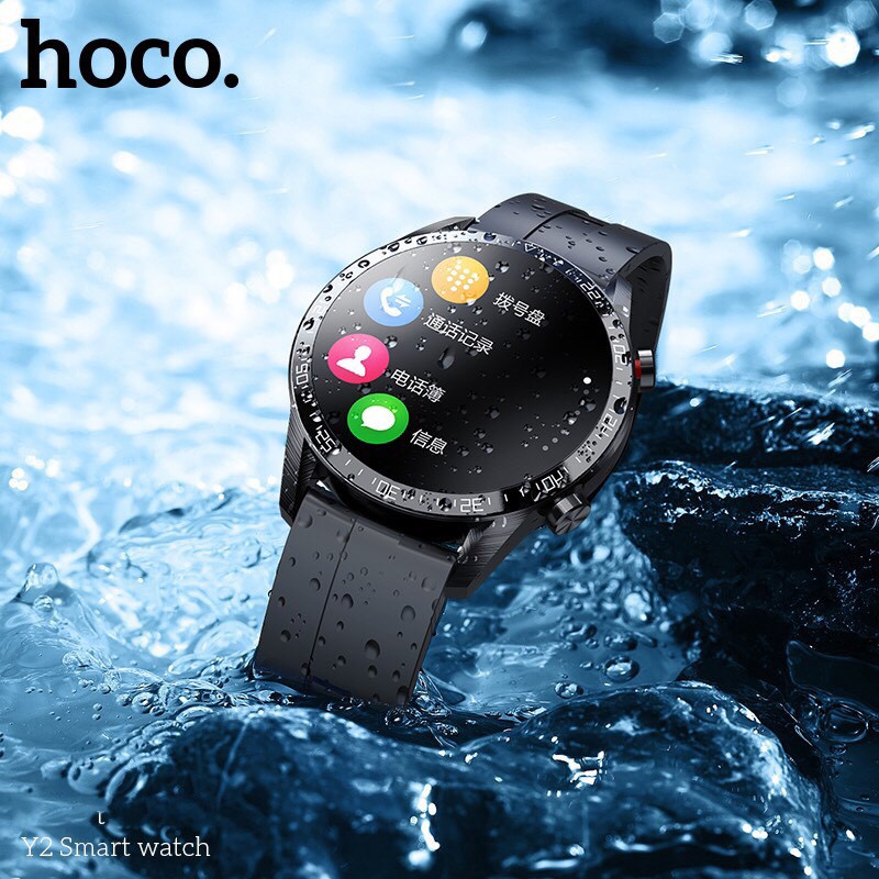 Đồng hồ thông minh Smart Watch Hoco Y2 hỗ trợ nghe gọi - Bảo hành 12 tháng