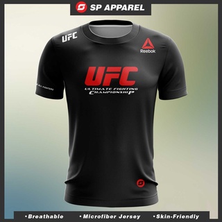 Áo Thun Cotton Ngắn Tay In LOGO Ufc X Reebok Thời Trang Cho Nam
