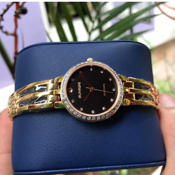 Đồng hồ nữ lắc tay đính đá Sunrise SL728SXA kính Sapphire chống xước - Fullbox chính hãng