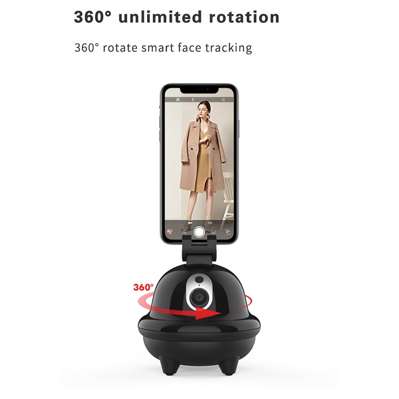 Giá đỡ điện thoại xoay 360 độ màu đen | BigBuy360 - bigbuy360.vn