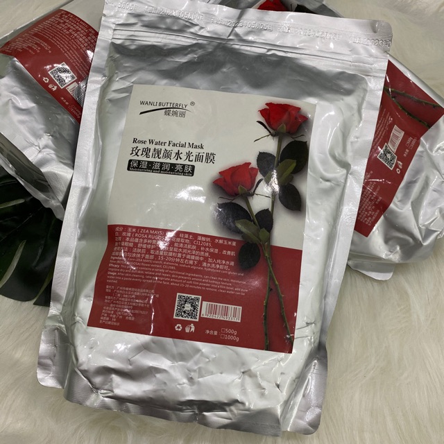 Mặt nạ hoa hồng đỏ dẻo hoa hồng dẻo cao cấp colagen